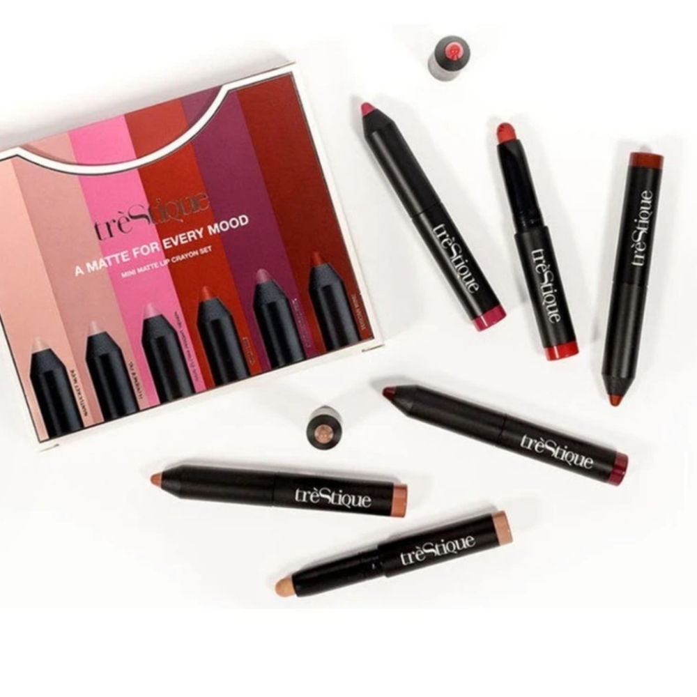 TRESTIQUE 6 PC LIP CRAYON MATTE SET